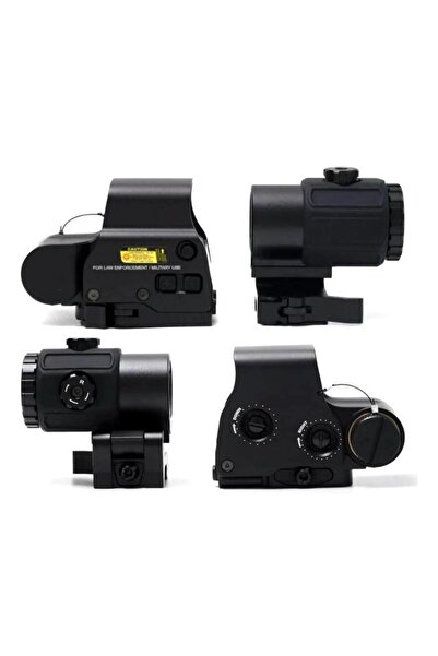 Nikula 558-G43 XPS2 Hedef İşaretleyici Red Dot - Holografik Nişangâh, 5x Büyütmeli Set-Siyah
