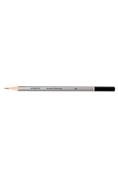 Derwent Set of 12 Academy Graphite Pencils 6B-5H, high quality for aspiring artists, metal box