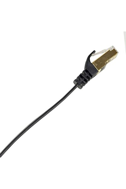 PNI Cablu de rețea plat S/STP CAT7 U7100B, 2 x RJ45, 10m