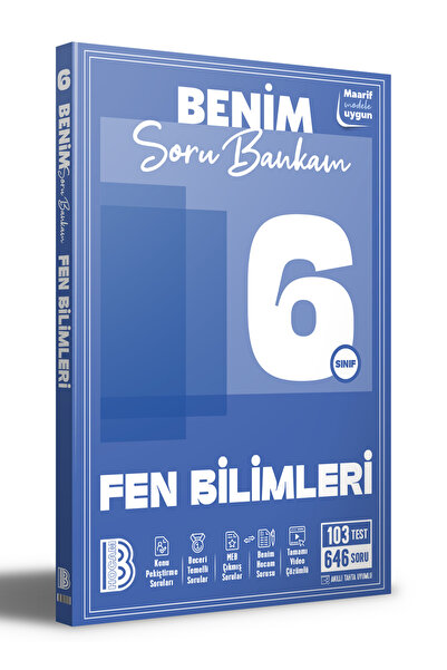 Benim Hocam Yayınları 6. Sınıf Fen Bilimleri Soru Bankam Benim Hocam Yayınları