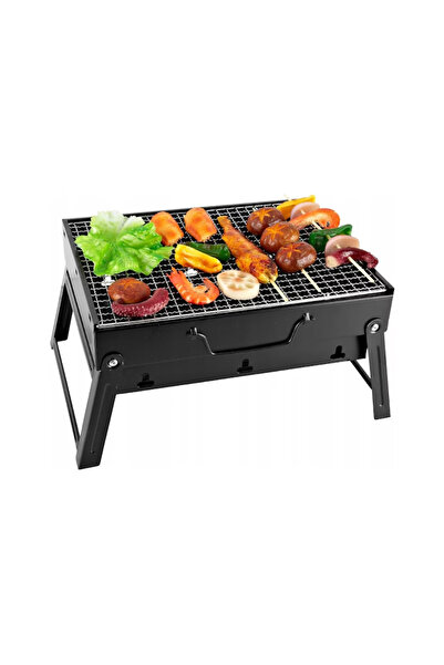MACVI Macvi® Portable Barbecue for Camping and Hiking, Compact Design, Foldable, Stainless