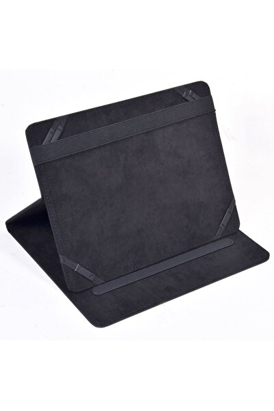 OEM Universal Tablet Case, Black, Full Front and Back Protection, Adjustable Angle, Multiple Straps