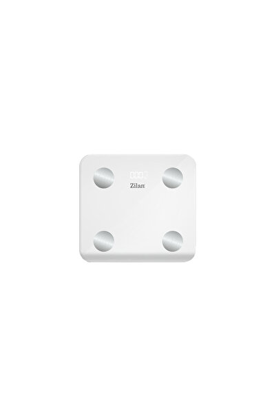 Zilan Electronic Personal Scale, maximum 180kg, glass, white / ZLN 9006 ZLN9006