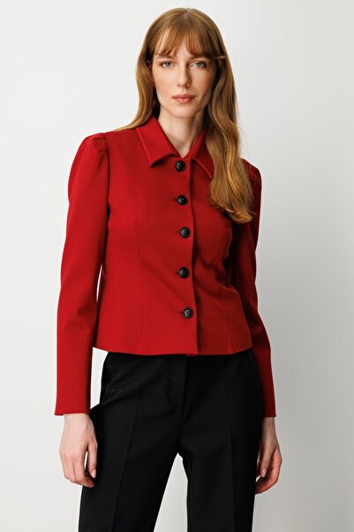 Ekol Polo Neck Buttoned Jacket