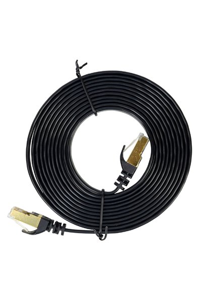 PNI Cablu de rețea plat S/STP CAT7 U7030B, 2 x RJ45, 4 perechi de fire, 3m