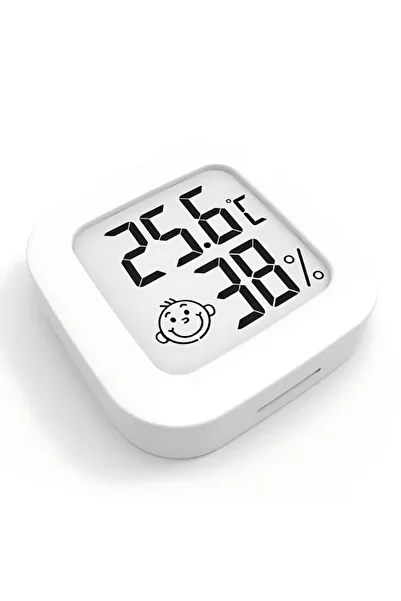 MACVI MACVI® Digital Thermometer and Hygrometer with LCD Display, Temperature and Humidity, Compact