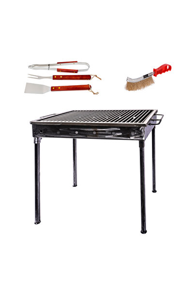 Z-Tools Pachet grătar metalic 60x40cm, plasă din oțel inoxidabil (ZTS 5484) p...