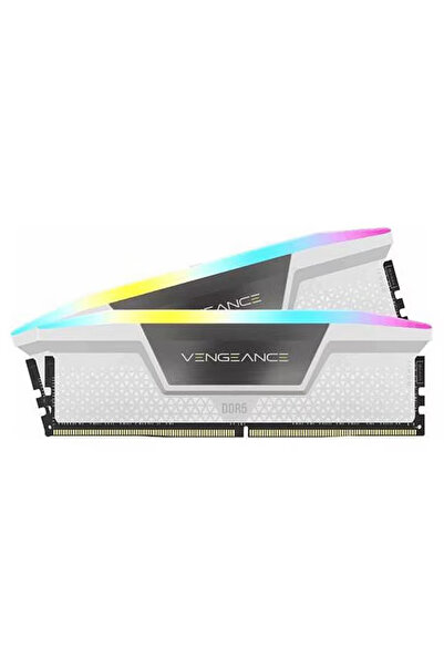 Corsair Memorie RAM, Corsair, DDR5, 6000MT/s 32GB 2x16GB, Alb, RGB
