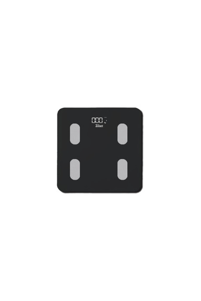 Zilan Electronic personal scale, max 180kg, glass, black ZLN8980