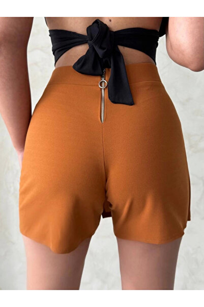 Zerenyus Fusta scurtă cu clapă Camel