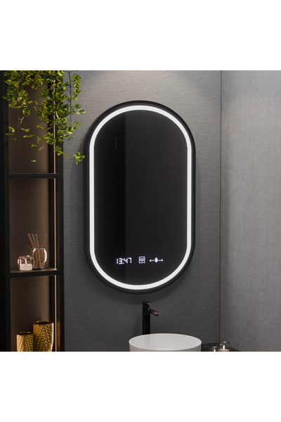 Alessandro DESIGN Οβάλ καθρέφτης LED, 50 x 80 cm, Alessia MotionGlow Marcello...