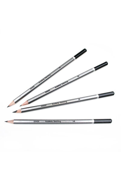 Derwent Creioane grafice Academy 5H-6B blister 12 buc/set calitate superioară, negre