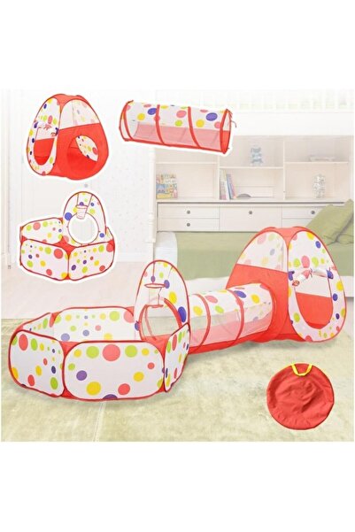 Z-Tools Play tent for children, 3-in-1, red ZTS8463