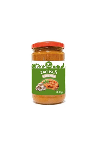 Crf Clasic Zacusca Cu Ciuperci Carrefour Classic, 300G
