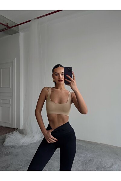 mydukkan.co Κοντό τοπ χωρίς ραφές με κορδόνια