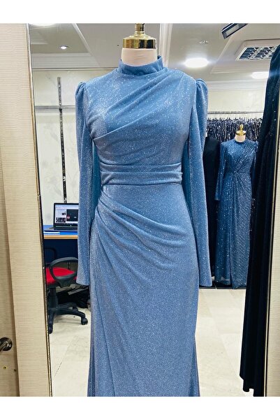 Halezademoda TESETTÜR SİMLİ LİKRALI ABİYE