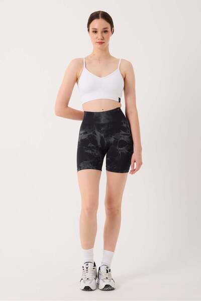 cervus Women's Seamless Recovery Tie-Dye Shorts / Push-Up Sports Shorts