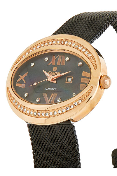 GENEVAL Women's Stainless Steel Analog Wrist Watch GLS132QRPBB