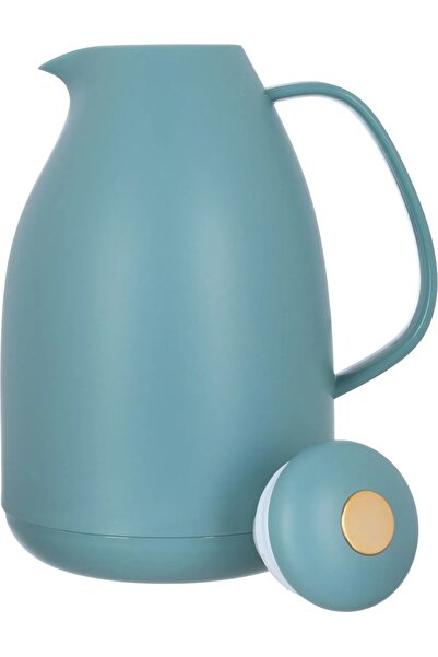 rexa Pro Penguin Thermos, 1.5 liters, glass inner container, turquoise