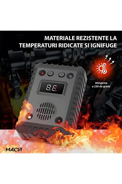 MACVI Ultrasonic Rodent Repellent Device Macvi® SJZ-021, 9-65kHz, with LED and Display, 5-24V Power Supply