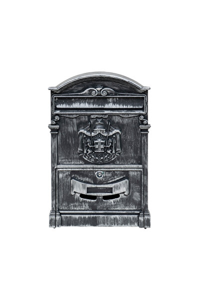 Z-Tools Metal mailbox for outdoor use, 410x260x90mm, silver / ZTS 5581_AG ZTS5581_AG