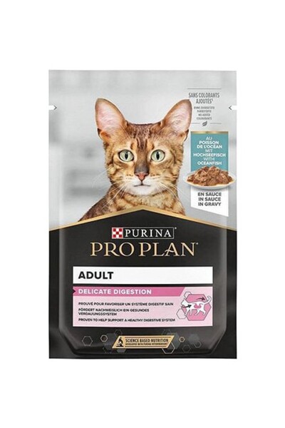 Pro Plan Pouch Delicate Okyanus Balıklı Yetişkin Kedi Konservesi 26 Adet 85 gr