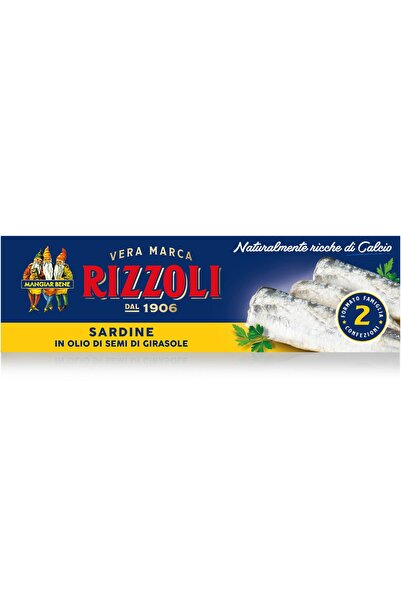 Rizzoli Sardina in ulei de floarea soarelui, Rizzoli, 2x120g