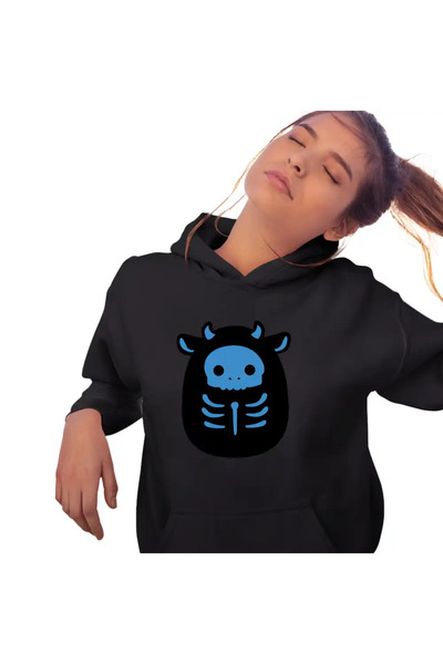 OEM Women's Hoodie Squishmallows Skeleton Halloween