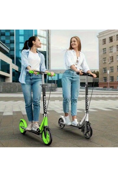 ToyznKidz Manuel Katlanabilir Scooter Yeşil Renk