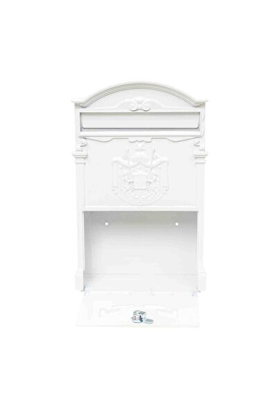 Z-Tools Metal Outdoor Mailbox, 410x260x90mm, White ZTS5578_A