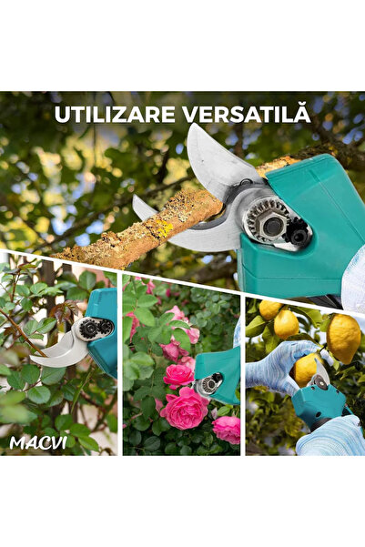 MACVI Macvi® Electric Scissors and Chainsaw Set Fast, Effortless Cutting, with Battery and Charger