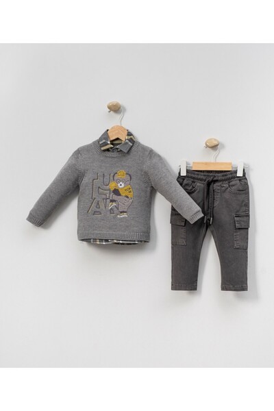 XO Kids Men's Top and Bottom Set 6-36 Months 2524