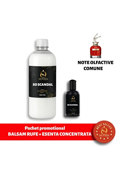 Nuvien Promotional package Fabric softener 500ml + Concentrated essence 50ml, scent inspired by So Scandal