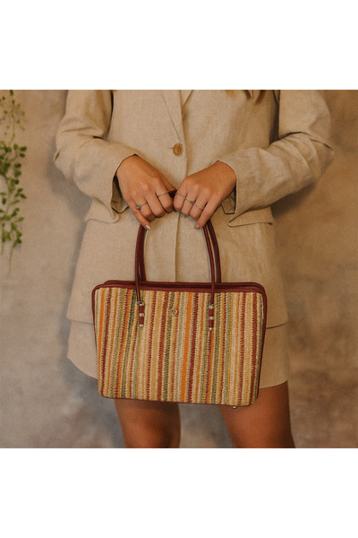 Woven Way - Bordo Kadın Kol Çantası Juvis Bag
