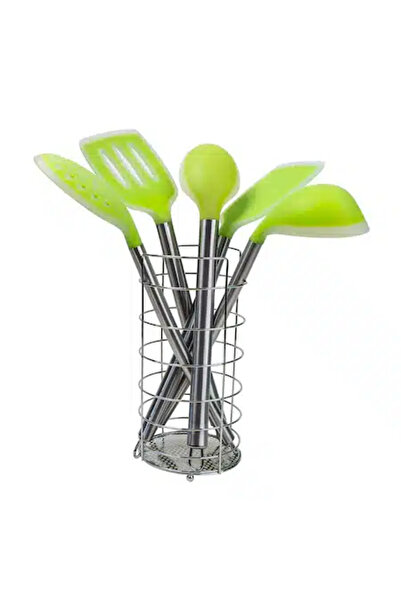 Z-Tools Set ustensile bucatarie, 5 piese din silicon plus suport CC9811