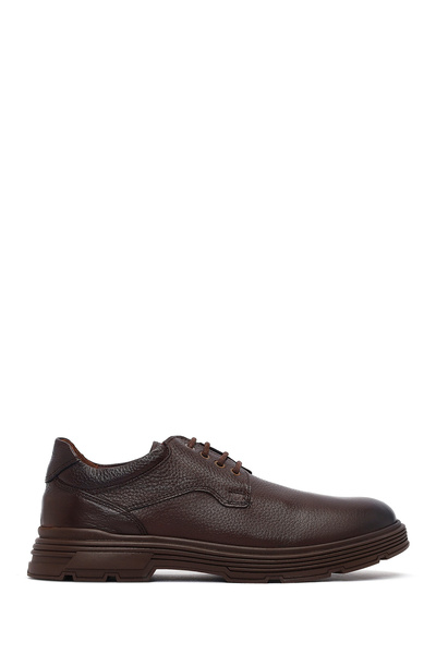 Derimod Men's Brown Lace-Up Leather Casual Shoes 25Wfd681518