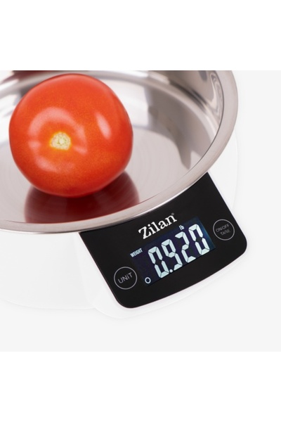 Zilan Cântar digital de bucătărie cu bol de 900 ml, capacitate maximă de 5 kg / ZLN 2977 ZLN2977