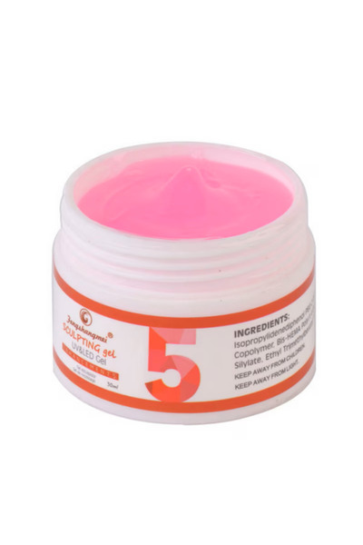 FSM UV Gel for Nail Extensions No.5 FSM, 15 g, Rose