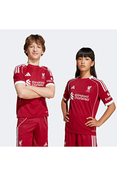adidas Liverpool Fc 25-26 Home Kids Red Soccer Jersey
