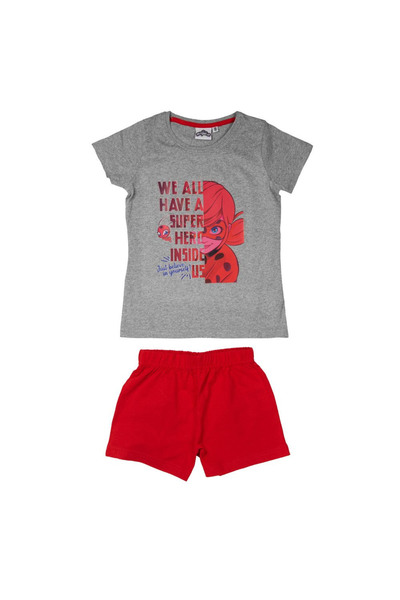 Miraculous Children's pajamas, short sleeve, red, 134-140 cm, Miraculous, Ladybug