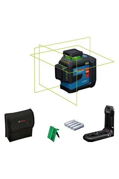 Bosch GLL 80-33 G Kalem Pilli 3 x 360° Yeşil Çizgi Lazeri 0601065500