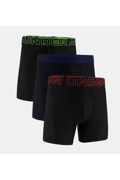 Under Armour Herren Boxershorts, 3er Pack - Performance Tech Boxer Briefs Solid 6", Stretch, einfarb