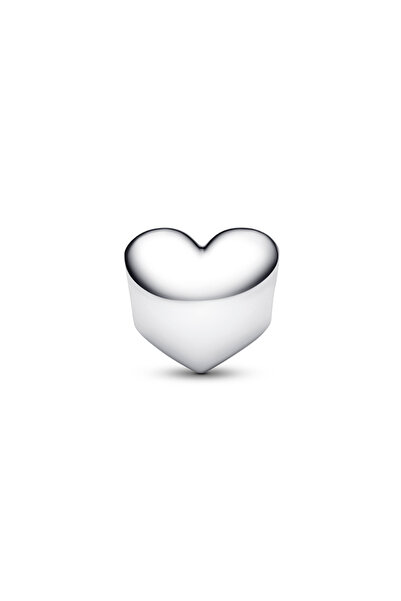 Pandora Özel Baskı Yapılabilir Mavi Taşlı Kalp Charm