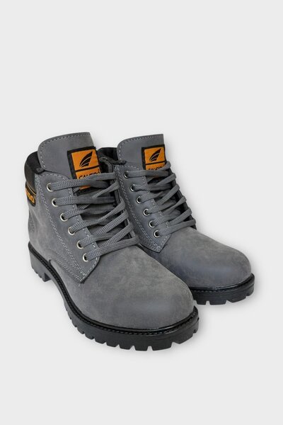 Liger Unisex Χειμερινές Αντιολισθητικές Μπότες με Αντιολισθητική Σόλα Καθημερινά με κορδόνια ΚΑΤΑΣΚΕΥΑΣΜΕΝΕΣ