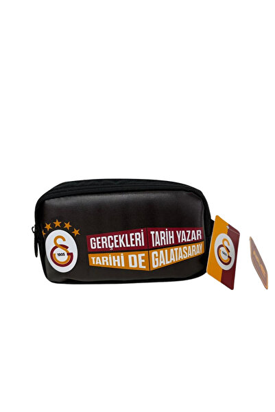 Galatasaray GS Lisanslı Mazinde Tarih Yazar Baskılı Kalemlik Çok Gözlü Kalem Çantası