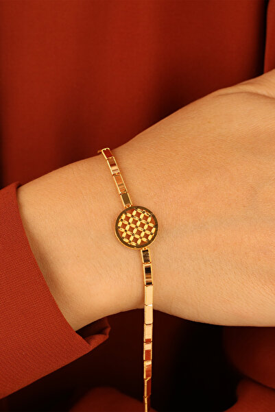 Çgk Çiğdem Gürel Kuyumculuk Yaşam Çiçeği Ajda Model Altın Bilezik