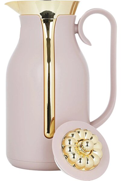 rexa ترمس تايملس رايانا، سعة 1 لتر، وعاء داخلي من الزجاج الحراري، غلاف خارجي ...