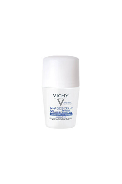 Vichy Roll-On 24H Dry Touch Sensitive Skin Deodorant - 50 ml