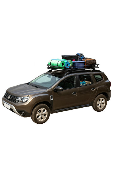 Exp-Outdoor Araç Üstü Sepet Oto Seyahat Bagajı 130x105 Araba Tavan Taşıma Sepeti Universal