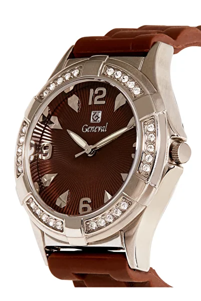 GENEVAL Women's Water Resistant Rubber Analog Wrist Watch GRS924WOO